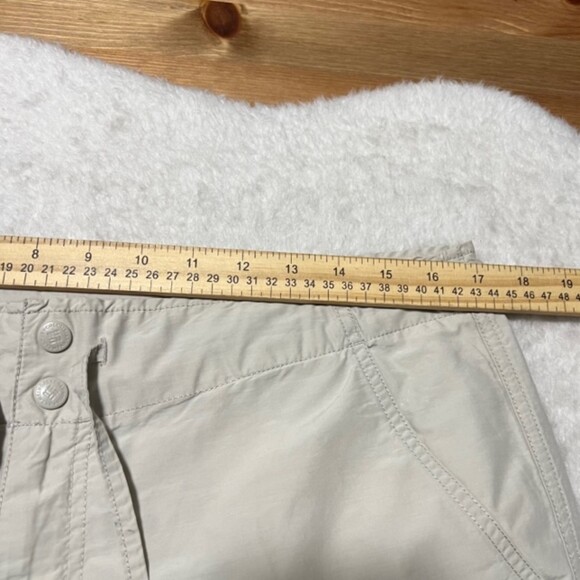 Columbia Womens Khaki Cropped Cargo Pants Hiking Cropped Pants Trousers Sz Large - Picture 11 of 12